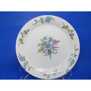 Tabletops Unlimited Victorian Bouquet 7" Dessert Bread Plate VGC